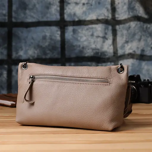 Женская сумка Vintage на плечо из натуральной кожи 24х17х8 см sum0027628 - фото 10