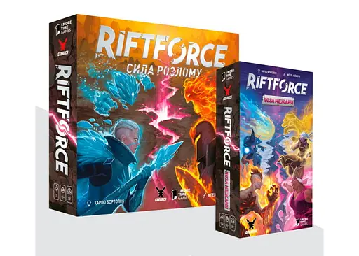 Настольная игра Geekach Games Riftforce. Битва стихий с дополнением За гранью (укр.) (GKCH069RF+1)