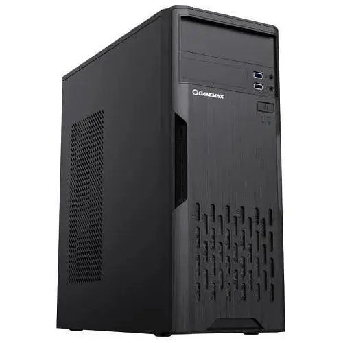 Корпус GameMax ET-210-NP-2U3 чорний, без БЖ, Midi Tower, ATX / Micro ATX / Mini ITX, 2хUSB 3.0, 370x175x410 мм - фото 1