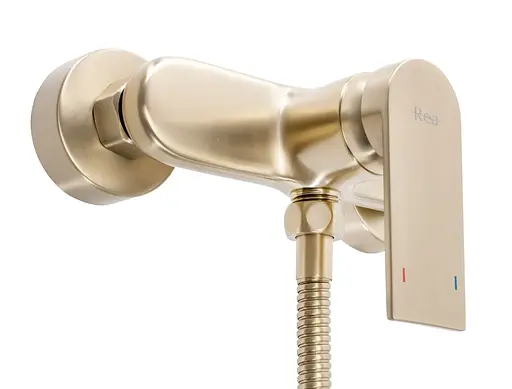 Смеситель для душа Rea Verso настенный brushed gold REA-B6566 Золотой - фото 6