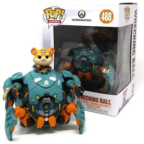 Фигурка Funko Pop Overwatch Wrecking Ball Овервотч Таран Хэммонд 15см OW B 488 - фото 1