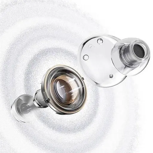 Бездротові навушники Baseus Bowie E18 True Wireless Earphones, IPX4, ENC, BT5.3, 40 mAh, 300 mAh, 7.5 h, White A00023800223-00 - фото 6