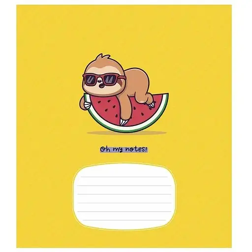 Зошит учнівський "Oh My Notes" Школярик 018-3425L 18 аркушів Різнокольоровий - фото 1