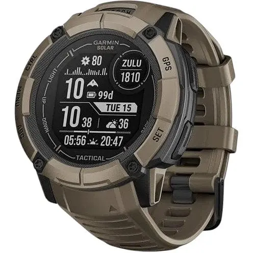 Смарт-годинник Garmin Instinct 2X Solar-Tactical Edition Coyote Tan (010-02805-12/02)