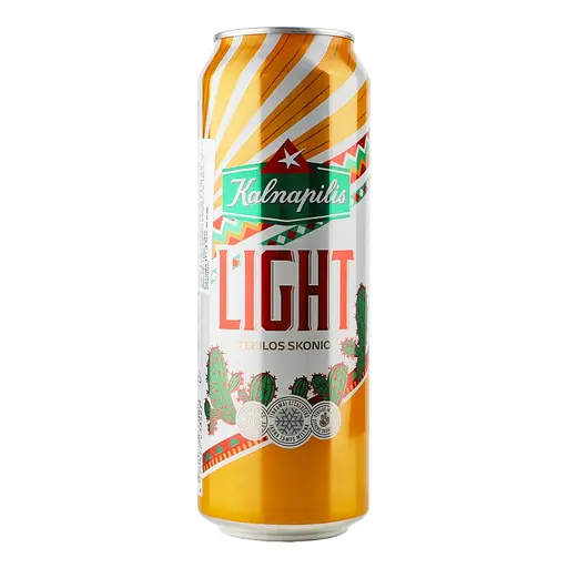 Смесь пива с текилой и лаймом Kalnapilis Light светлое фильтрованное 4 % 0.568 л - фото 3