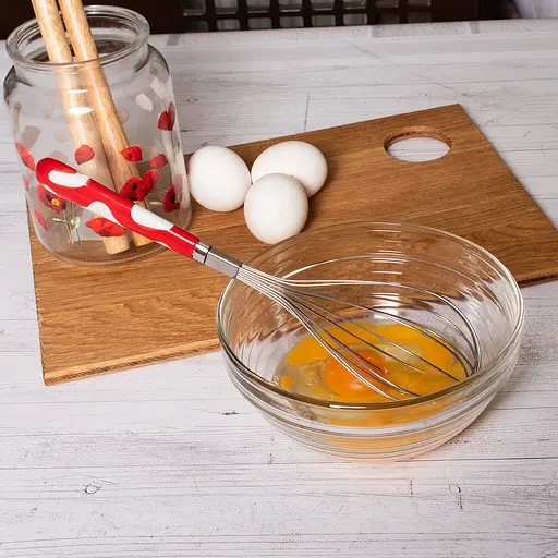 Венчик кухонный с керамической ручкой 29 см, Kitchen Master Синий 87674 - фото 6