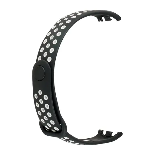 Ремешок Nike Sport Mi Band 8 Черный Белый - фото 2