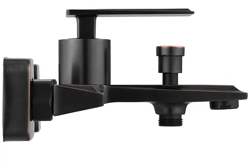 Смеситель для ванны Rea Romano настенный Old Black REA-B9903 Черный матовый - фото 5