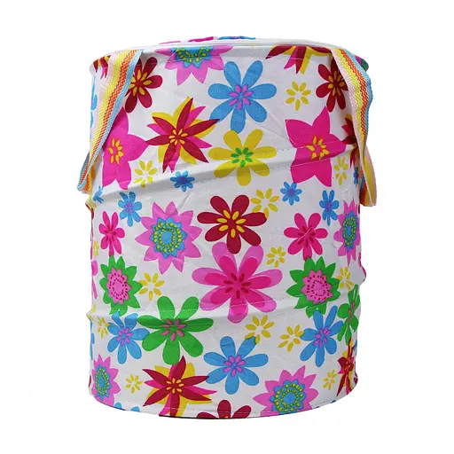 Корзина для игрушек M3732 диаметр 30 см, высота 38 см, крыш-застеж-мол, 2 ручки M3732-6