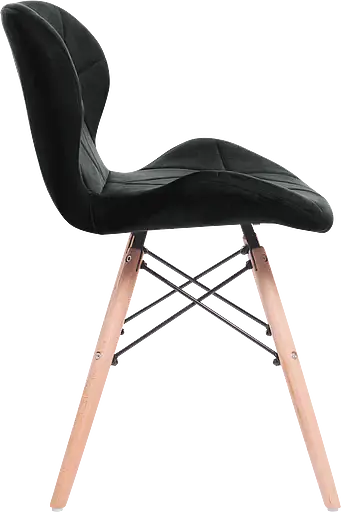 Кухонный стул GT Racer черный (X-D27 Velvet Black) - фото 4