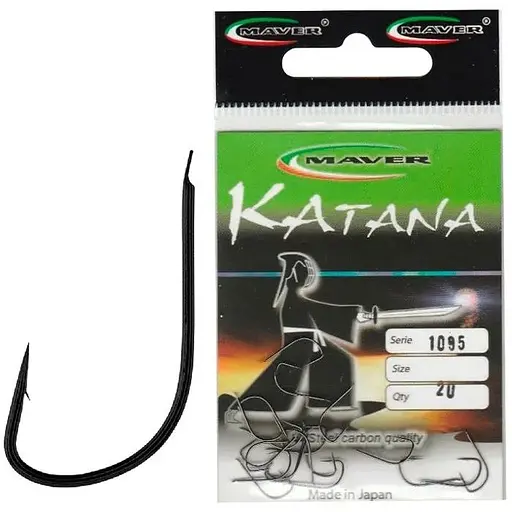 Крючок Maver Amo Katana 1095A №08, 20 шт. Major Craft (1013-1300.32.09)