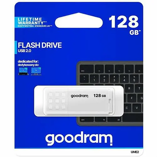 Flash Drive Goodram UME2 128GB UME2-1280W0R11 White - фото 2