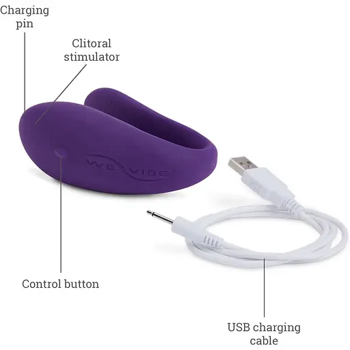 Вібратор для пар We-Vibe Unite Purple - фото 4