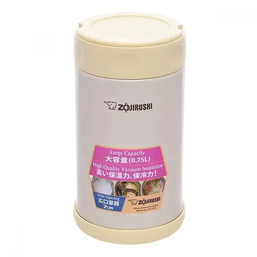 Термоконтейнер харчовий Zojirushi SW-FCE75 0.75 л Бежевий (1013-1678.03.55) - фото 2