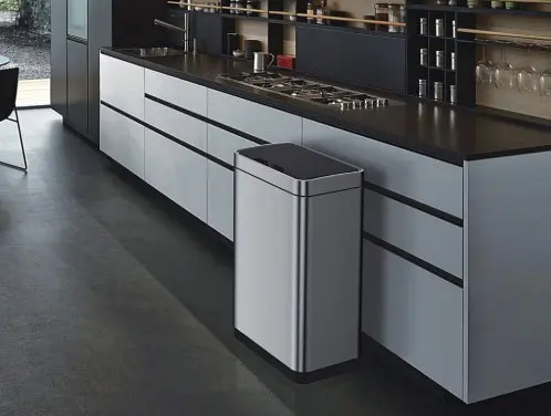 Мусорное ведро сенсорное прямоугольное Koer TC-020312-02 12 л нержавейка (KR5586)  - фото 3