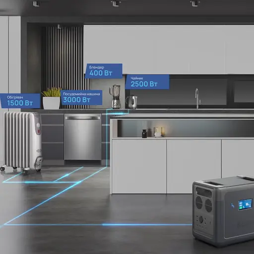 Портативная зарядная станция BigBlue CP2500 2500W 1843Wh (42-00105) - фото 14