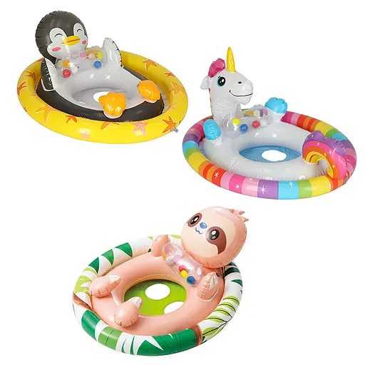 Дитячий надувний плотик Тварини, 81x58 см, 59570 - фото 4