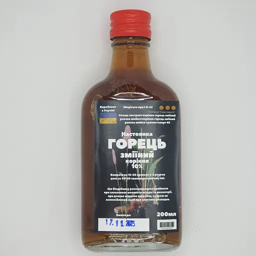 Настойка на корне горец змеиный раковая шейка 200 мл - фото 1