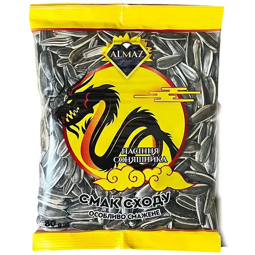Насіння соняшника Almaz Схід обсмажене 80 г