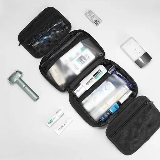 Дорожная косметичка на молнии Mark Ryden MR86, Черный - фото 6