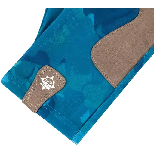 Рукавички Favorite Solar Fishing Gloves 5 Cut S/M к:blue - фото 2