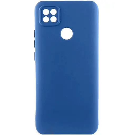 Чохол Silicone Cover Lakshmi Full Camera (AA) для Xiaomi Redmi 10A Синій / Navy Blue