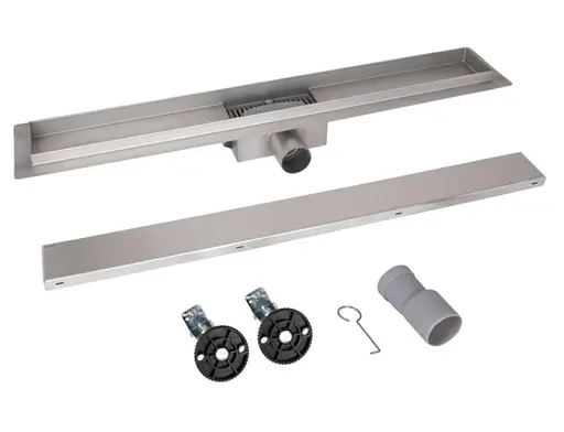 Линейный трап Qtap Taurus Tile1000 из нержавеющей стали, с сухим затвором под плитку Qttautile1000 - фото 4