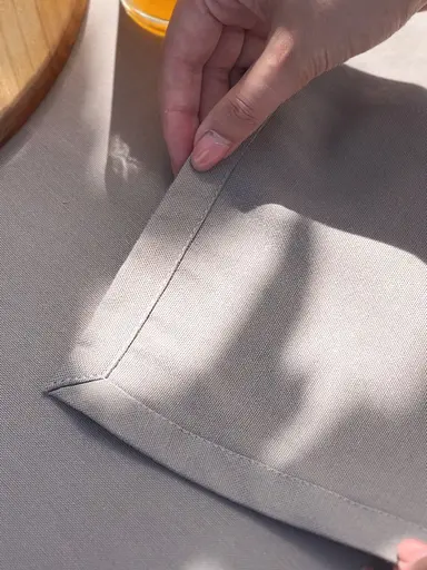 Водоотталкивающая cкатерть Капуччино однотон 200х120 см (+ 5 салфеток 30х40) - фото 8