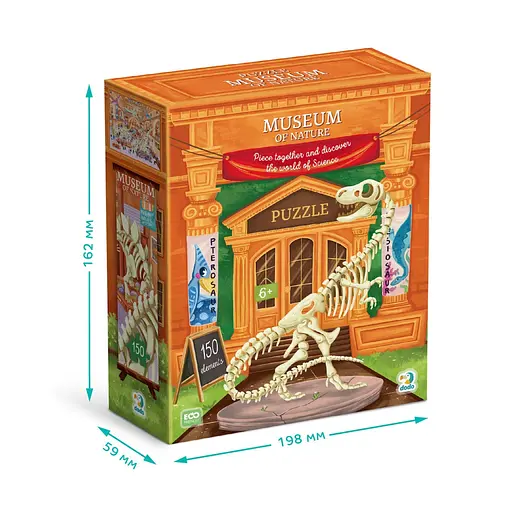 Дитячий віммельпазл "Музей Природи" DoDo Toys 300639, 150 елементів - фото 4