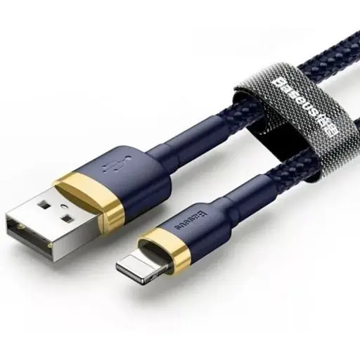 Кабель Baseus cafule Cable USB Lightning 1.5A 2 м Темно-синий + Золотой