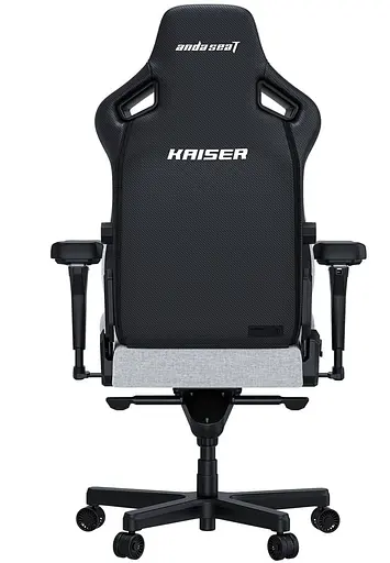 Игровое кресло Anda Seat Kaiser 4 Size XL Gray Linen Fabric (AD12YDDC-XLL-20-G-CF) - фото 4