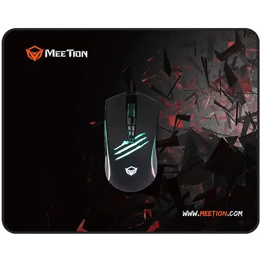 Набір миша та ігрова поверхня MeeTion MT-CO11 Gaming Combo 2 в 1 Mouse and MousePad - фото 1