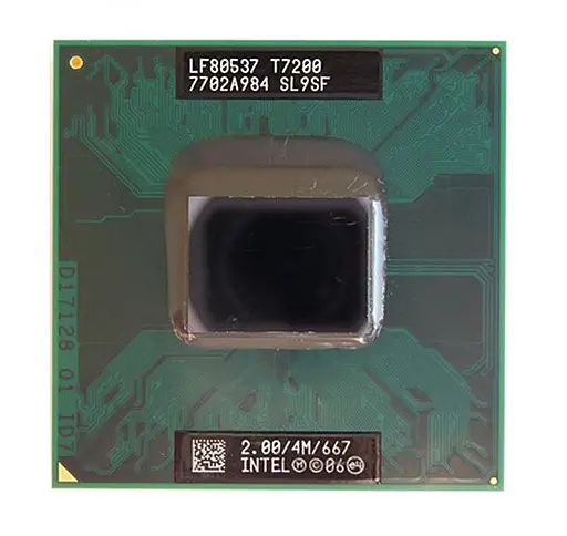 Процесор для ноутбука Intel Core 2 Duo T7200 2.0GHz/4M/34W Socket M Б/В