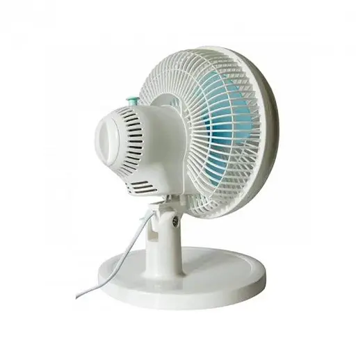 Настольный универсальный электрический вентилятор Wimpex WX 909 с защитной решеткой и подставкой - фото 3