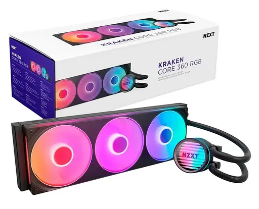 СВО NZXT Kraken Core 360 Black RGB (RL-KR36C-B1) - фото 8
