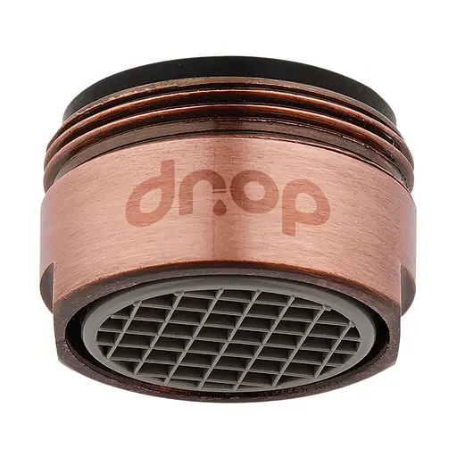 Водозберігаючий аератор Drop CL24-CPR для змішувача - Економія 58%, зовнішня М 24 мм, мідний