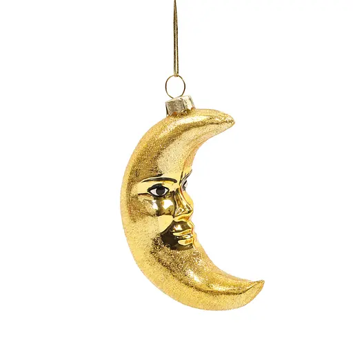 Елочное украшение "Луна золотая" 2,9*9,4 см, YQ1405387 - фото 3