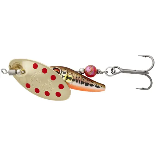 Блешня Savage Gear Sticklebait Spinner #3 9.1 g Minnow Gold Red