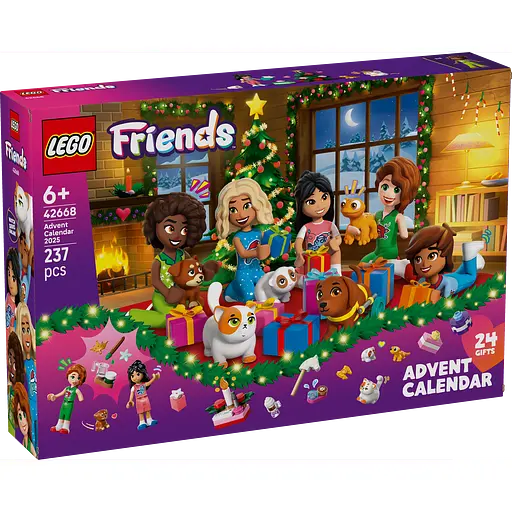 Конструктор LEGO Friends Адвент календар 2025 детплей 237 (42668)