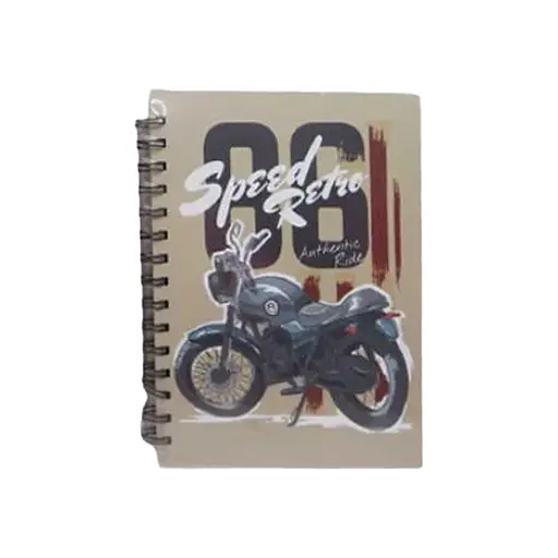 Зошит, А5, на спіралі, 80 аркушів, підлітковий, тверда обкладинка, клітинка (В асортименті)