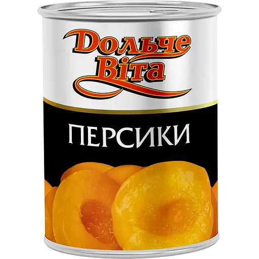 Персики Дольче Віта половинками 850 мл