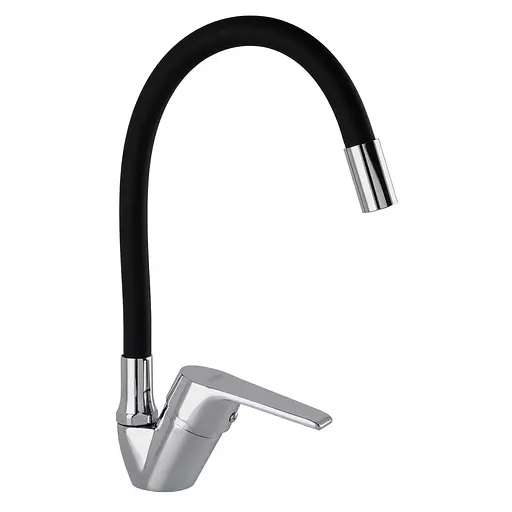 Змішувач для кухні Domino Blitz DBC-203SLR-Black Чорний матовий - фото 2