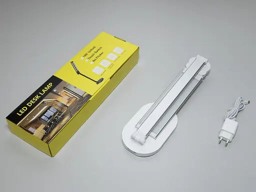 Компактна світлодіодна настільна складна лампа з usb зарядкою, 14 Вт - фото 4