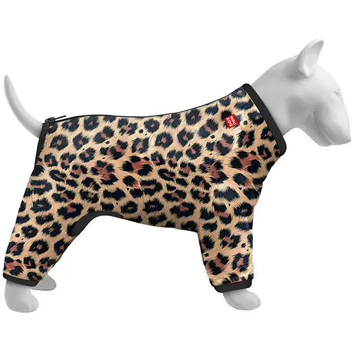 Ветровка для собак Waudog Clothes рисунок Леопард S35 В 47-51 см С 35-39 см   - фото 2