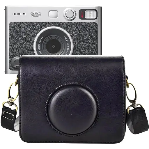 Подарочный набор камера Fujifilm Instax Mini EVO, Фотобумага 20 шт, Чехол, Фотоальбом 108 фото Черный - фото 5