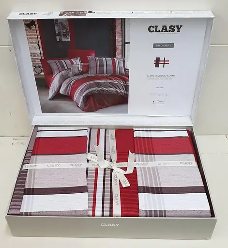 Постільна білизна Palom Bordo Сатин Clasy pbe0051030 - фото 2