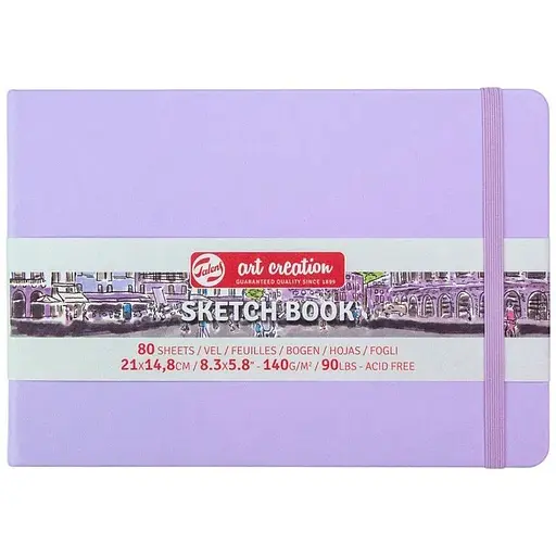 Блокнот для графики Royal Talens Art Creation А5 (14.8х21 см) 140г/м2 80л Pastel Violet - фото 1