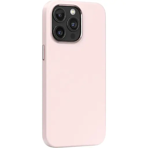 Чохол-накладка Comma для Apple iPhone 16 Pro Nature Series Magsafe Silicone Case (pink sand)