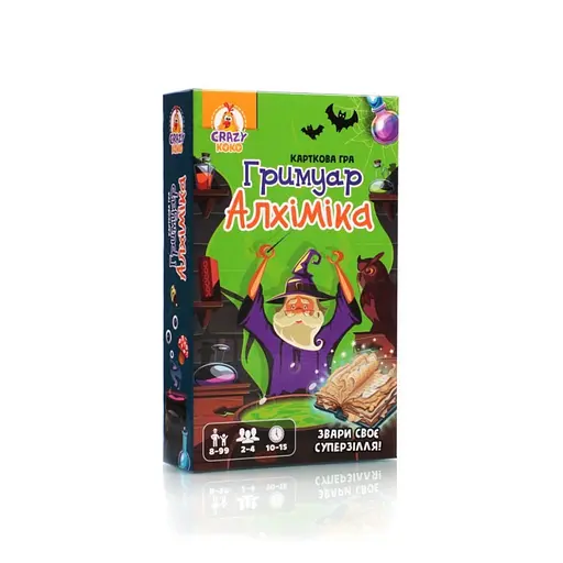 Дитяча карткова гра "Гримуар Алхіміка" Vladi Toys VT8077-08, 100 ігрових карток - фото 1