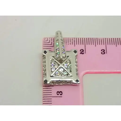 Серебряная подвеска Qvaliz с фианитами. 903-00243 - фото 3